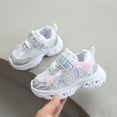 thumbnail image 4 of Gubotare Toddler Boy Shoes Summer Boys Girls Sneakers Light up for Toddler Size 8.5 (White,8.5 Toddler), 4 of 9