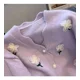 thumbnail image 5 of Cardigan Sweater Dulce Y Elegante Con Adorno Floral, 5 of 7
