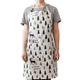 thumbnail image 1 of 1 delantal estampado – delantal de ciervo gris., 1 of 5