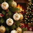 thumbnail image 2 of Shatterproof Christmas Ornaments, 12 Pack 6cm Sequin Foam Christmas Baubles Hanging Ornament Set, 2 of 5
