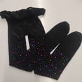 thumbnail image 3 of 19 Colors Kids Girl's Fishnet Tights Rhinestone Glitter Stockings Sparkle Leggings Mesh Socks Pantyhoses, 3 of 3