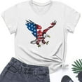 thumbnail image 5 of Independence Day Patriotic T-Shirts for Womens 4Th Of July Summer Tops American Flag Printed Tee Shirts Crew Neck Tees Short Sleeve Tops Lounge Breathable Tunic Blouses Going Out Clothes 2025, 5 of 5