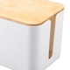 thumbnail image 2 of Caja de gestión de cables Caja de cables portátil a prueba de agua para oficina (S Bamboo White) Tmvgtek Libre de BPA, 2 of 9