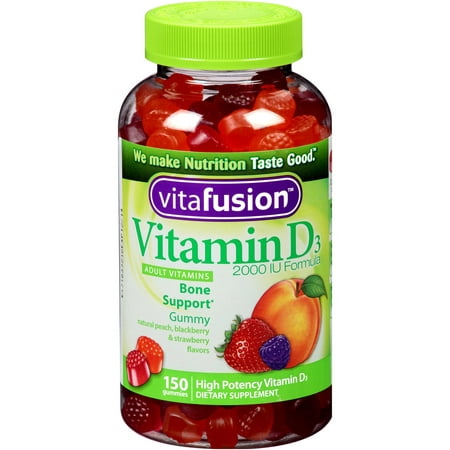Vitafusion vitamine D gommeux à mâcher, 150 CT (Paquet de 3)