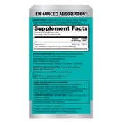Qunol Magnesium Capsules 420mg, High Absorption Magnesium Supplement, Extra Strength, Bone and Muscle Health Supplement, 120 Count