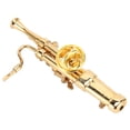 thumbnail image 1 of Mini Basson, High Simulation Metal Gold Plated Multi Purpose Miniature Basson  For Party, 1 of 8