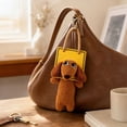 thumbnail image 6 of Plumora Stuffed Animal Dog Keychain - Cute Plushies for Purses and Backpacks, Funny Dachshund Toy with Lanyard, Ideal for Kids, Great Stuffed Animals for Gifts., 6 of 7