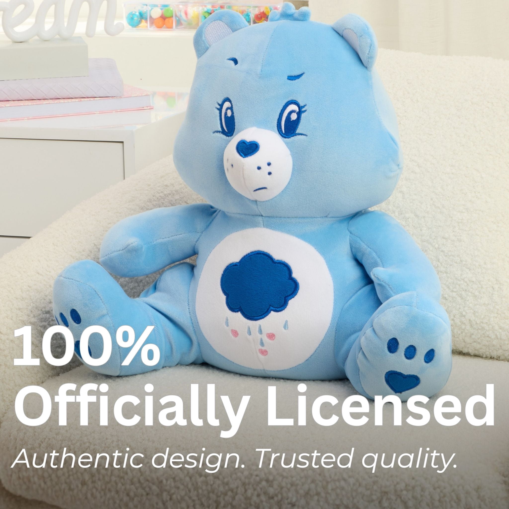 Care Bears Grumpy Bear Kids Weighted Pillow Buddy 3.3 lb Plush