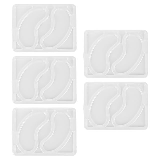 Bandeja para parches en los ojos, 5 piezas reutilizables para máscara de ojos, molde para parches en los ojos, herramienta de bricolaje para mejorar su experiencia