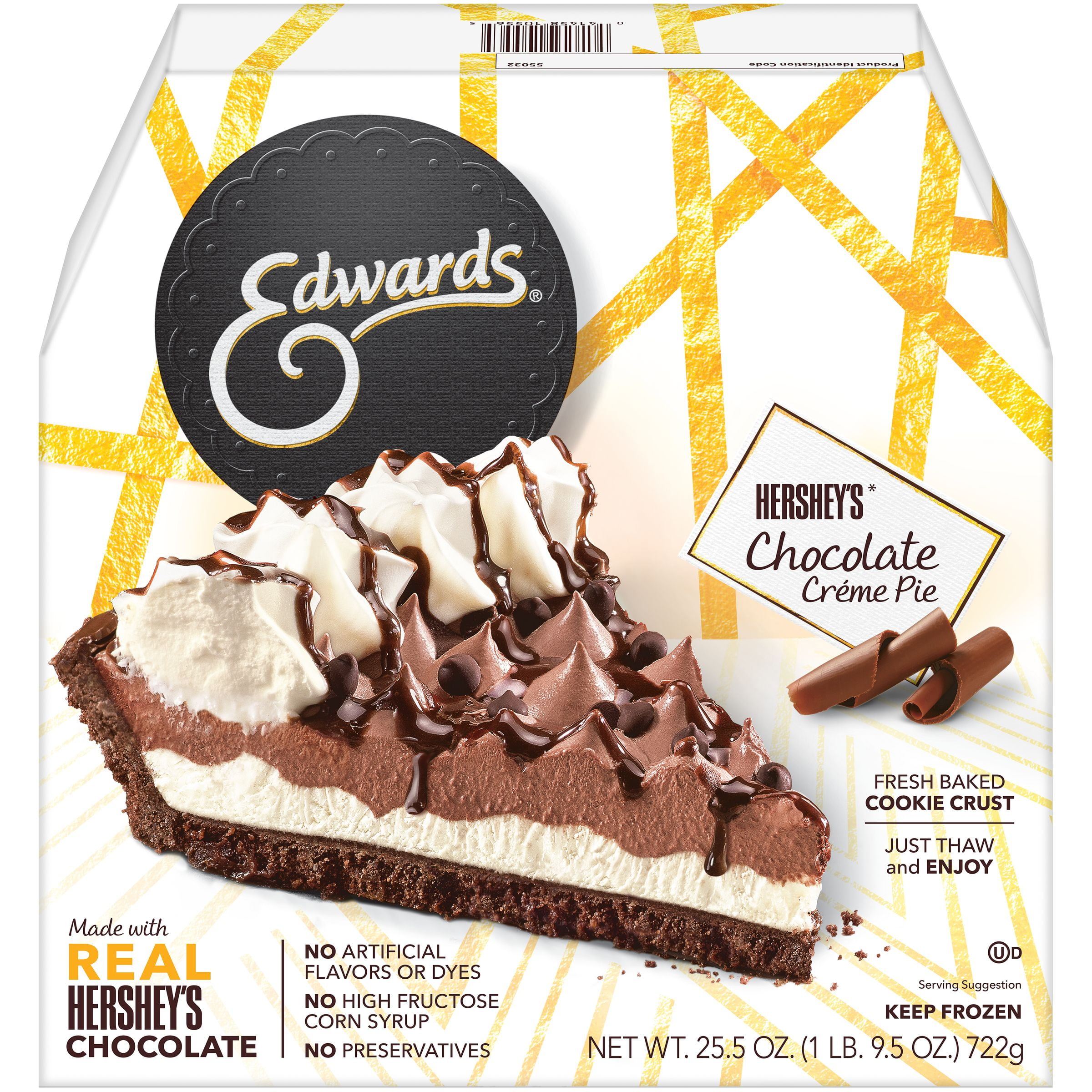 EDWARDS® Desserts Hershey's Chocolate Creme Pie, 25.50 oz