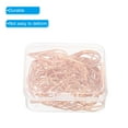 thumbnail image 4 of Uxcell 50 Pieces Metal Paper Clip Drop-Shaped with Box 1.3 Inch Rose Gold for Crafts Organize Office Home, 4 of 5