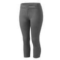 thumbnail image 4 of Gibobby Leggings deportivos Mujer Pantalones térmicos invierno para mujer, informales, sólidos, cálidos, elásticos, cintura alta, capris térmicos, pantalones entrenamiento（Gris， S), 4 of 5