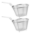 thumbnail image 2 of SHISUYAN 2Pcs Stainless Steel Frying Baskets for Kitchen Chicken Silver, 2 of 8
