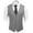 Grey, variant on COOFANDY Men's Business Suit Vest Slim Fit Skinny Wedding Waistcoat Casual Vest
