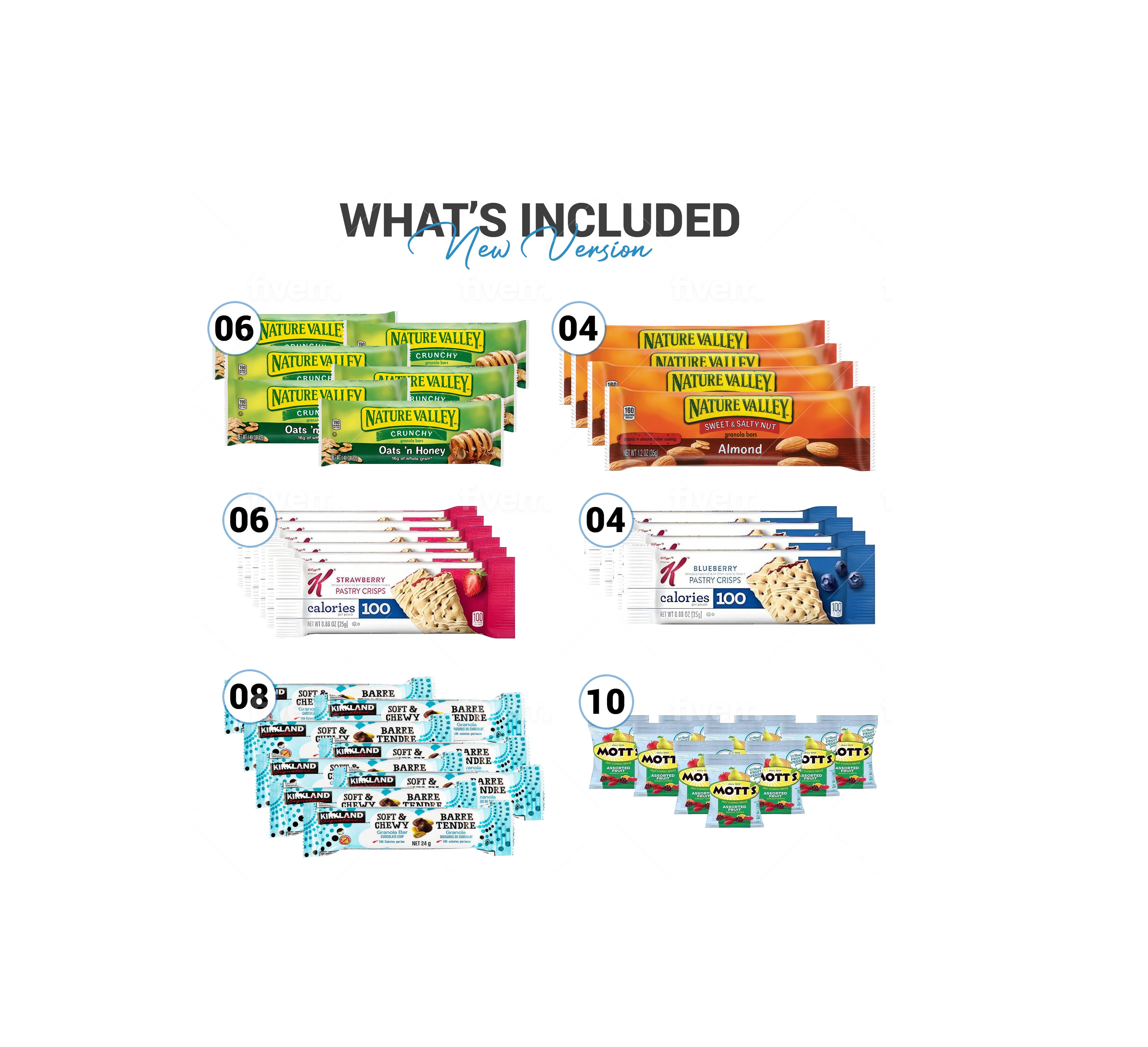 Healthy Snacks, Care Package 67 Count Premium Healthy Mixed Snack Box & Snacks Gift Variety Pack – Great for Home, Lunches, Work, Grab and Go, Office, Meetings, – Breakfast Bars, Bulk Granola Bars