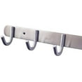 thumbnail image 3 of Coat Hook Rack with 8 Round Hooks - Premium Metal Wall Mounted: Ultra durable with solid steel construction, Brushed stainless steel finish, Super easy installation, Rust and water proof – Home Decor, 3 of 6