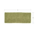 thumbnail image 5 of Home Weavers Fantasia Bathroom Rug 100% Cotton Bathroom Rugs Set, Washable Rug, Soft Cotton and Water Absorbent bath Rug, Kitchen Mat, Bath Rug, Bath Floor Mat Non Slip, 21"x54" Runner, Sage, 5 of 6