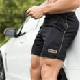 thumbnail image 6 of Charmgo Mens Gym Shorts Clearance, Men's Casual Relaxed Fit Training Bodybuilding Summer Sports Shorts Workout Fitness Gym Shorts Casual Gym Shorts Men Gold XXL, 6 of 6