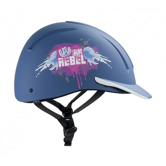 IRH EquiPro Western Helmet M/L Blue Rebel