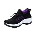 thumbnail image 4 of Orthopedic Sneakers for Women 2026,Breathable Mesh Slip On Shoes Arch Support Fashion Lightweight Wide Width Sport Shoe Casual Summer Lace Up Walking Outdoor Sneaker 42, 4 of 6