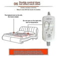thumbnail image 3 of Electric Blanket 220V Automatic Electric Heating Temperature Controller Throwing Blanket Double Warming Bed Mattress Electric Heating Carpet Color Ran, 3 of 4