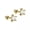 Gold, variant on QQTDFG 925 Sterling Silver Star Cz Crystal Stud Earrings A4377-Silver-5 mm