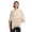 Ivory White, variant on PULI Women's Lightweight Crochet Poncho Shawl, Sheer Asymmetrical Off-Shoulder Cape Cover-Up