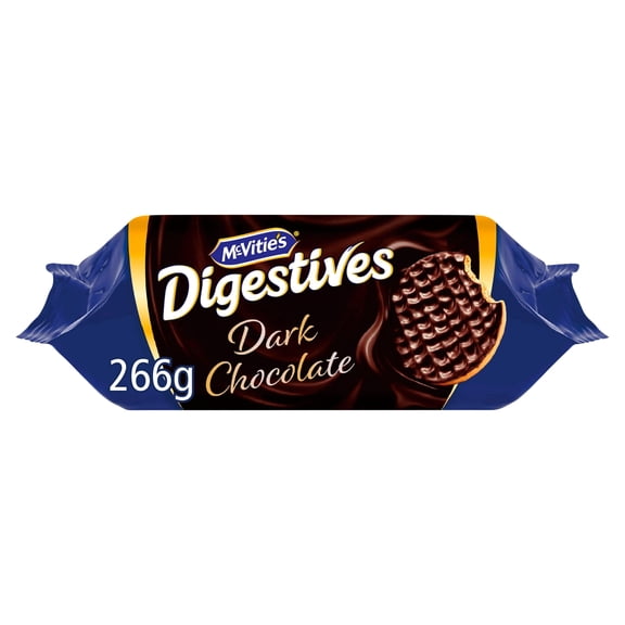 McVitie's Digestives Dark Chocolate 266g (British import)