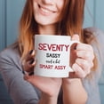 thumbnail image 6 of Funny 70th Birthday Gifts for Women - Funny 70th Birthday Gifts for Mom Sister Grandma Aunt Wife Cousin Daughter Coworker Friend - 11oz Coffee Mug, 6 of 6