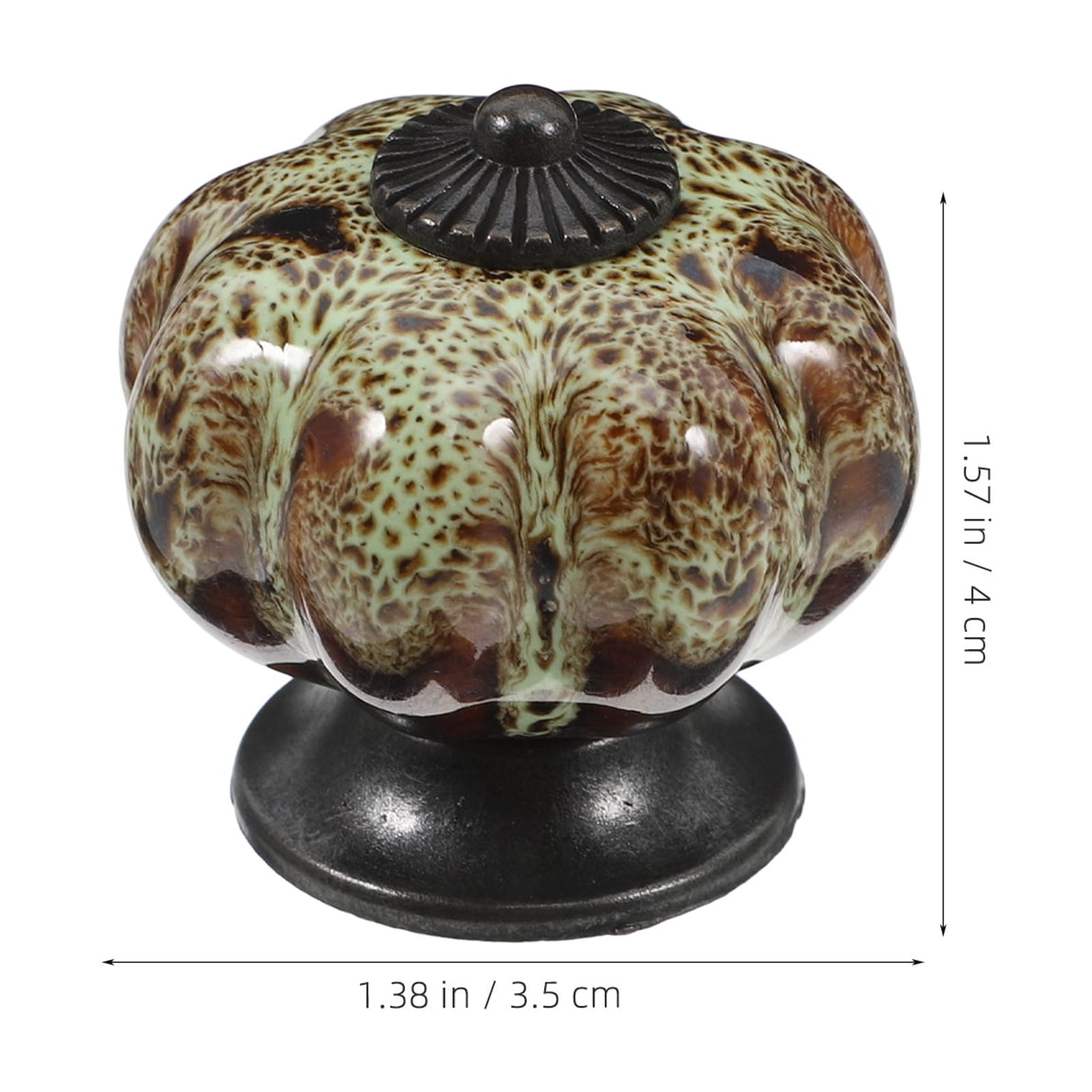SKISUNO Vintage Ceramic Drawer Knobs Safe and Cabinet Pulls 6Pcs
