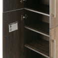 thumbnail image 4 of Anthea Dark Brown Four-door Shoe Cabinet, 4 of 5