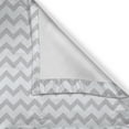 thumbnail image 6 of Ambesonne Grey and White Valance & Curtain, Geometrical Zigzag, 55"x30", Pale Grey White, 6 of 6