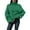Green, variant on Womens Tops&nbsp;Pullover Long Sleeve Solid Color Casual Versatile Aran Ribbed Knit Comfort Green，L