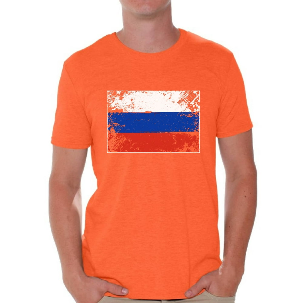 Awkward Styles - Awkward Styles Russia Flag Shirt for Men Russian ...