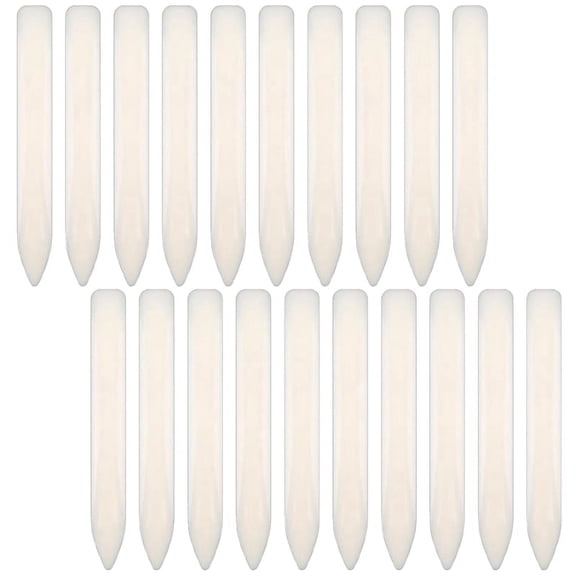 20 Pack Bone Folder Tool, Plastic Bone Folder Crafts Scoring Folding Creasing Paper Crafting Scrapbooking Tool