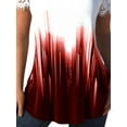 thumbnail image 4 of Gvmfive Women Short Sleeve Lace Tunic Tops Gradient Print T-shirt Blouse Plus Size, 4 of 5
