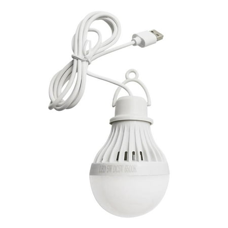 

Xewsqmlo 4pcs 3W Reading Book Lamp 5V USB Powered LED Emergency Mini Bulb Camping Tent Lights