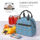 thumbnail image 5 of Fotbe Dolphin Lovers Bolsa de Almuerzo con Estampado, Lonchera Aislada, Contenedores de Comida Reutilizables Tipo Cooler a Prueba de Fugas, 5 of 7