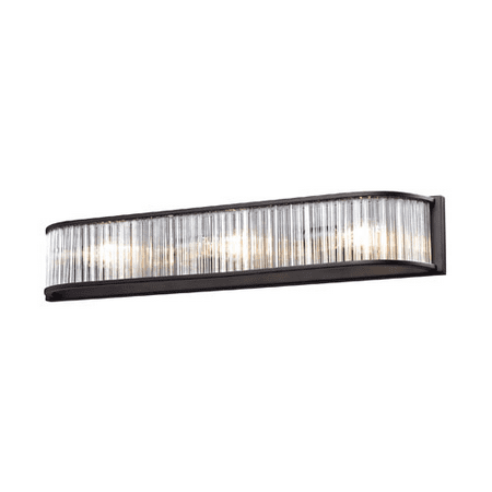 

Bathroom Vanity 3 Light With Aged Bronze Finish Medium Base 28 inches 300 Watts - World of Lamp