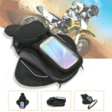 Universal Magnetic Motorcycle Bike Oil Fuel Tank Bag Waterproof Pocket
