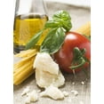 thumbnail image 1 of Tomato with Spaghetti, Parmesan, Basil and Olive Oil, World Culture Unframed Photographic Print Wall Art Sold by Art.Com, 1 of 4