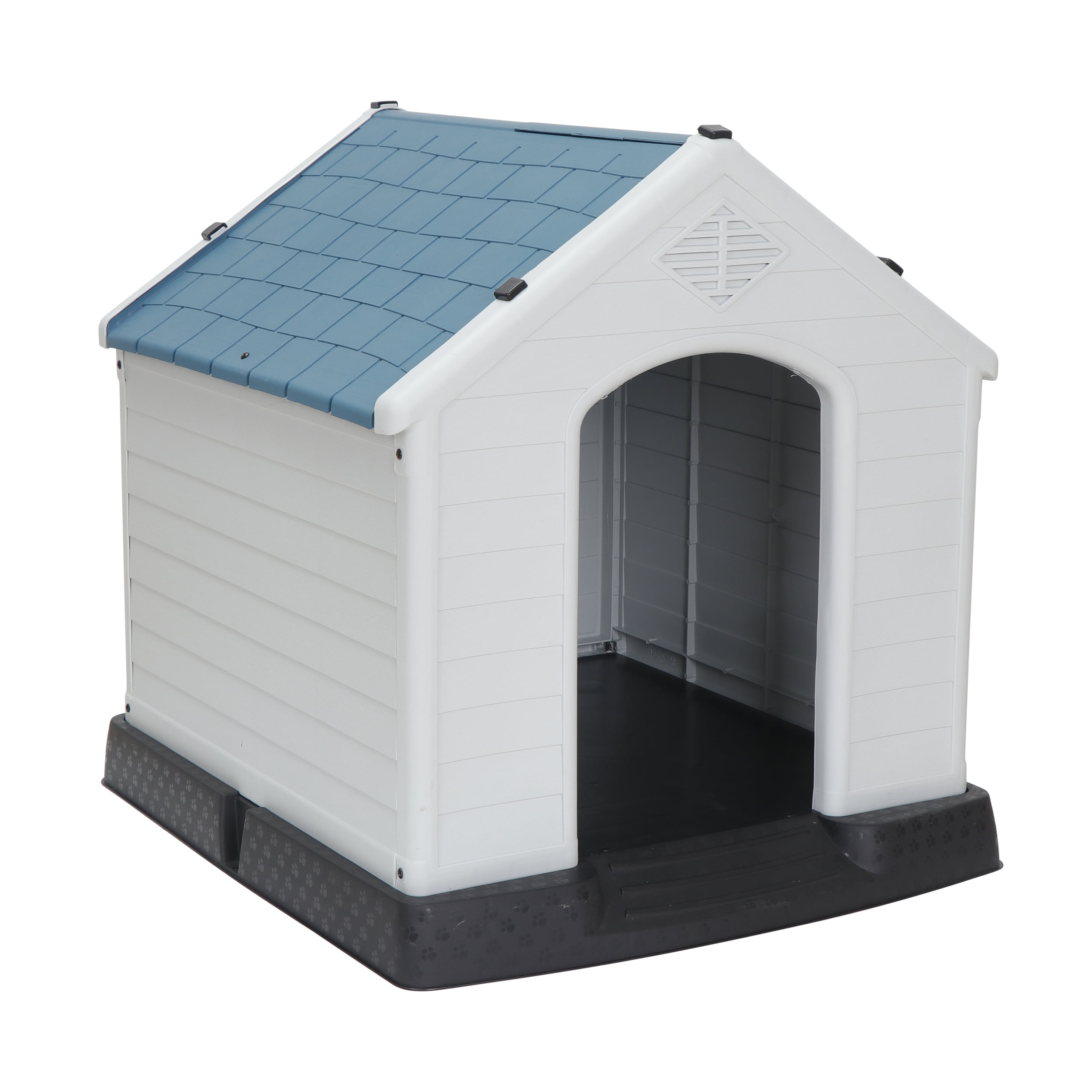 Plastic Indoor Outdoor Dog House Small to Medium Pet All Weather