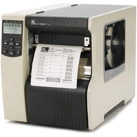 Restored Zebra 170Xi4 Industrial Barcode Label Printer 300 DPI, Thermal Transfer, Ethernet/USB, Heavy-Duty Metal Frame (P/N: 172-851-00200) (Refurbished)