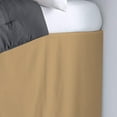 thumbnail image 2 of Dorm Room Bed Skirt - College Dual Tone Dorm Bed Skirt - Long Two Tone Dorm Bedskirts - Extra Long Dorm Room Bed Skirt - Brushed Microfiber Two Tone Bedskirts - Twin-XL - 58" Drop, Taupe, 2 of 2