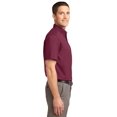thumbnail image 3 of Port Authority Tall Short Sleeve Easy Care Shirt-2XLT (Burgundy/ Light Stone), 3 of 4