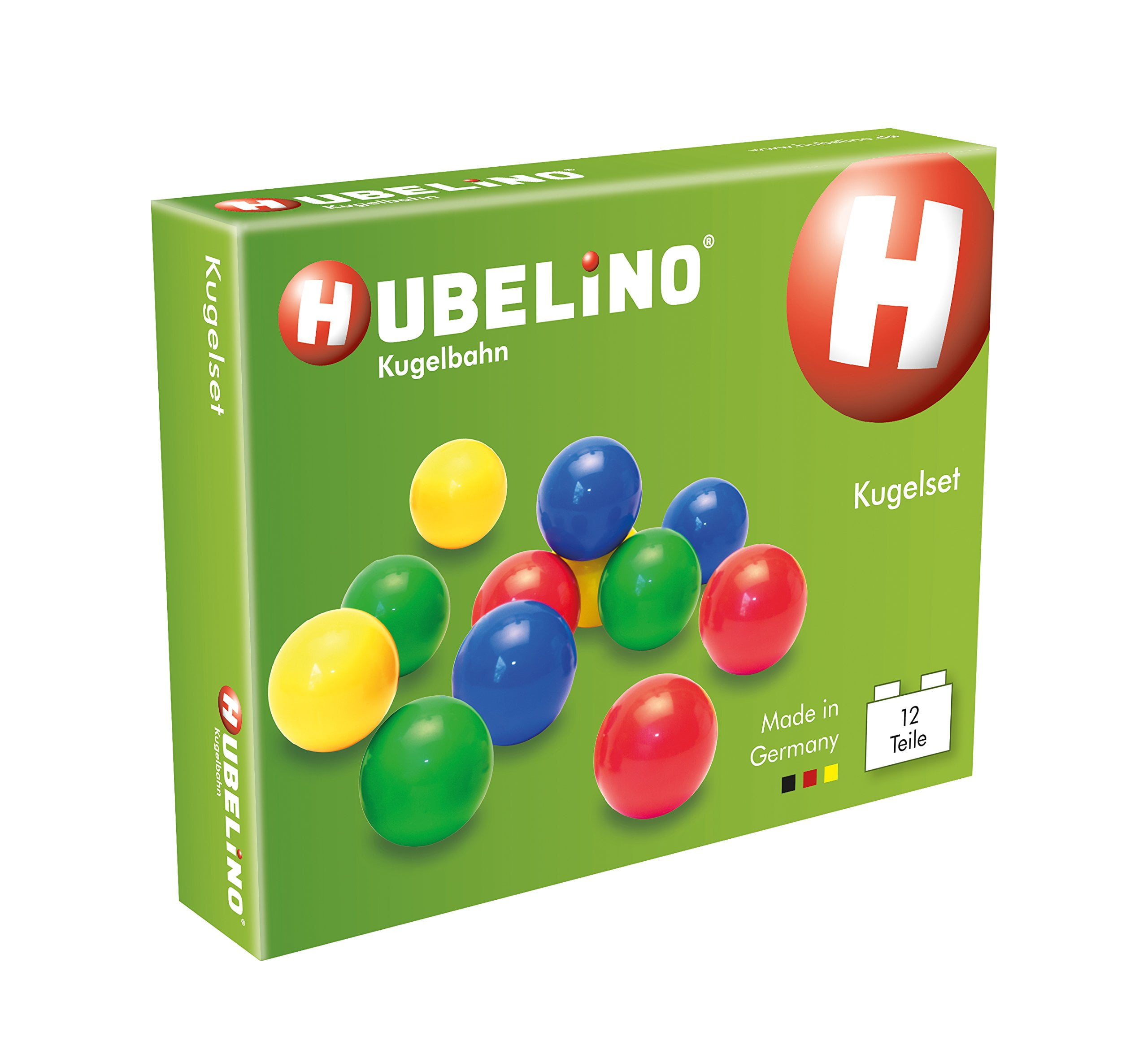 Hubelino Marble Run Set of 12 Marbles Made in Germany