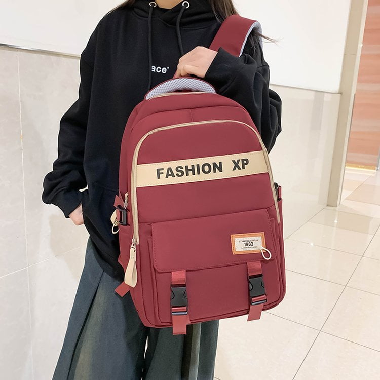 School bag junior high school girl high school student backpack boy college student travel backpack large capacity 2024 new style