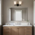 thumbnail image 5 of 85422BK Lark Bri - 30W 2 LED Small Bath Vanity-9 Inches Tall and 15 Inches Wide-Black Finish, 5 of 10