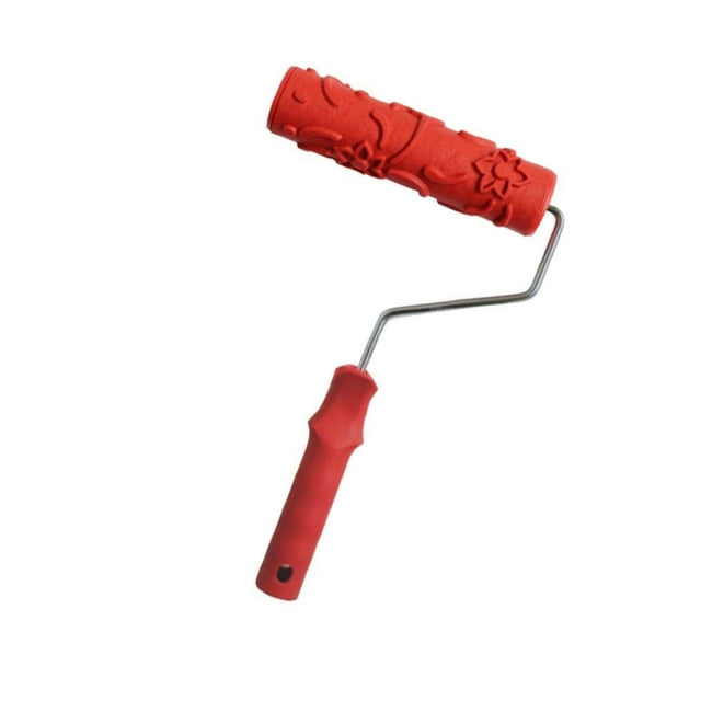 7"DIY Wall Decor Empaistic Flower Painting Roller Brush Tool with Handle #10
