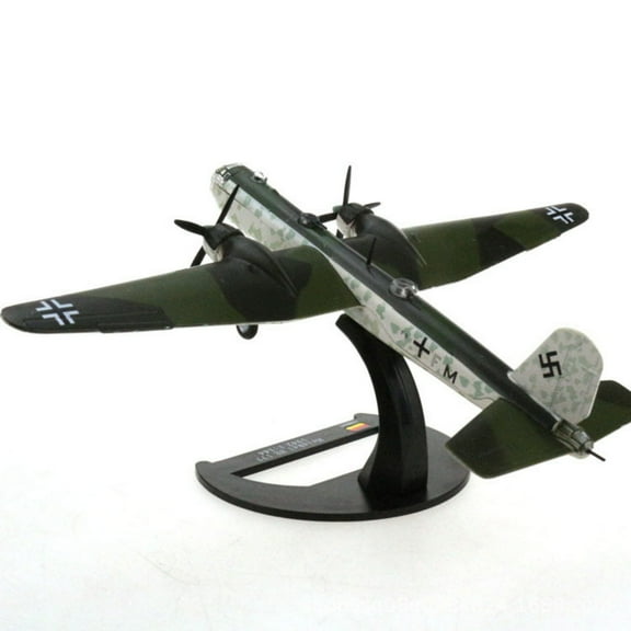 Quality Diecast Alloy WWII Heinkel He 177 Attack Plane Model 6in Long for Display